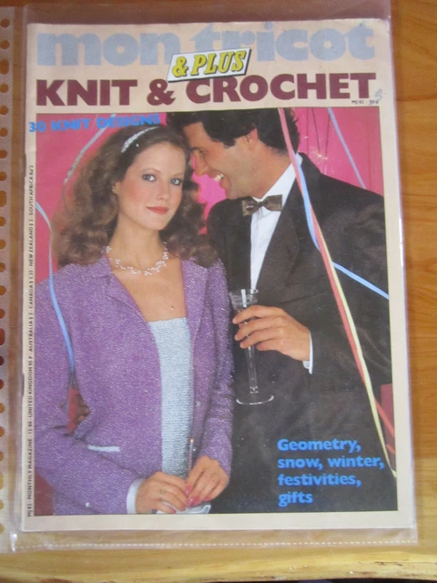 Knitting Crochet Pattern Book Mon Tricot 30 Designs Great Must See 3 95 Picclick Au Knitting Crochet Pattern Book Mon Tricot 30 Designs Great Must See 3 95 Picclick Au