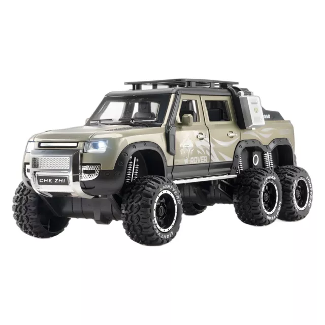 1/24 Land Rover Hygiene Diecast Model Car Toy Collection Sound Light Kids Gift