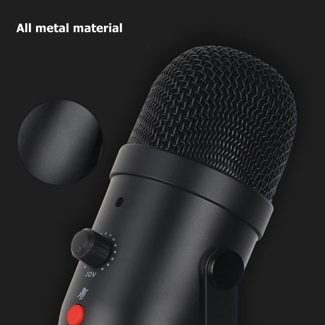 USB Condenser Microphone Intelligent Noise Reduction Cardioid Condenser