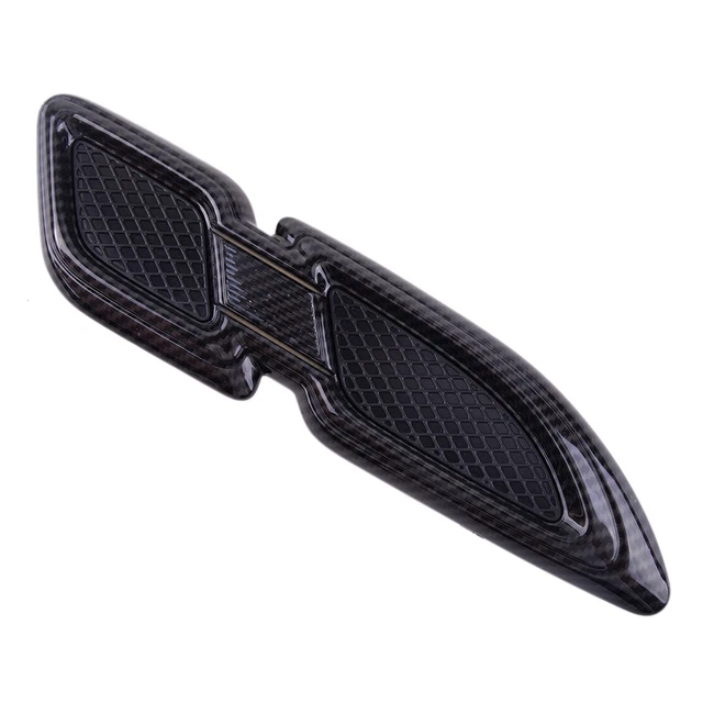 Kit De 2 évents (capots D'aération) Pour Capot De Voiture - Noir, En Plastique - Neuf Sous Emballage - Style Tuning