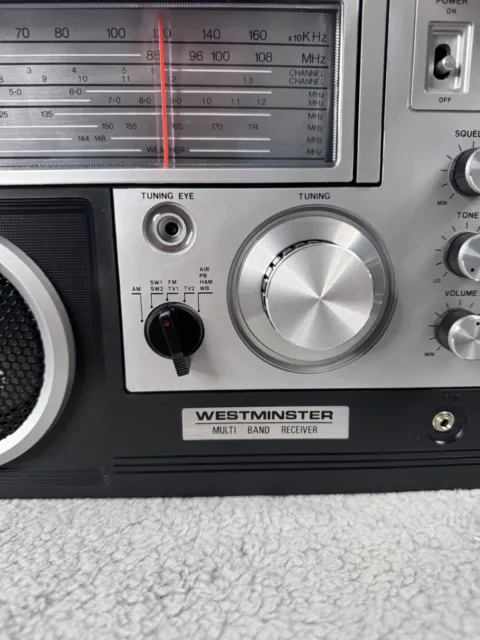 Vintage Westminster Portable Radio Model 1449 AM/FM Excellent NEW OLD STOCK 2