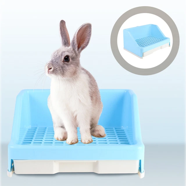 PLASTIC RABBIT DRAWER Anti Spraying Urine Bunny Toilet Breeze Litter
