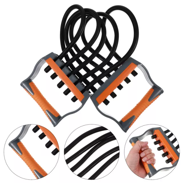 5 tiradores expansor tirador mango entrenador muscular gimnasio ejercicios accesorios