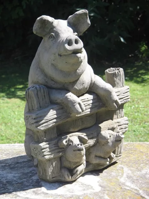 Pig with Piglets Garden Statue 2