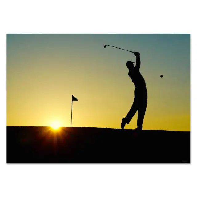 'silueta de golf' Carteles / Imprime (PP088111)
