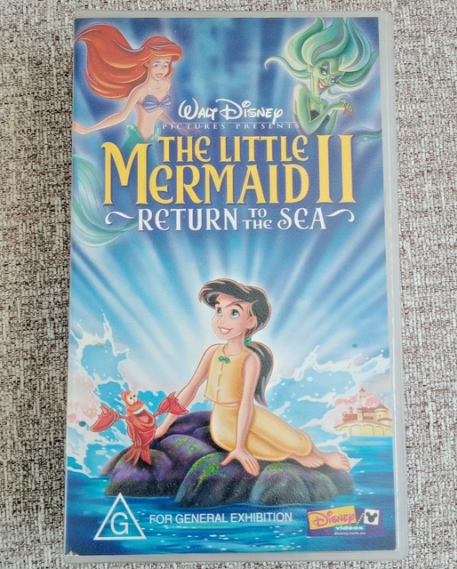 WALT DISNEY THE Little Mermaid II 2 Return To The Sea VHS Video $28.88 ...