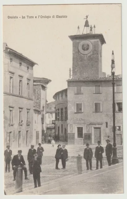 TERNI - cartolina ORVIETO - La Torre e l'Orologio di Maurizio - 1910 - nvg - fp