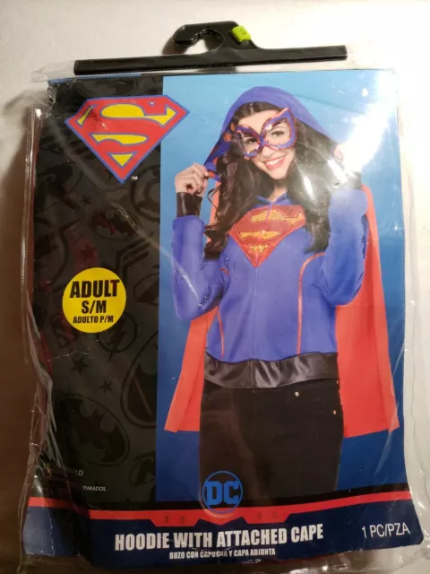 DC Comics Superman Womans Hoodie Sweatshirt Size S/M New with Tags SuperMan