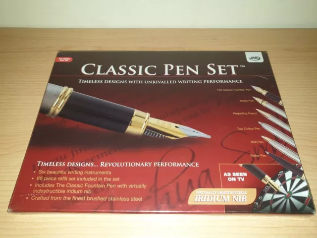 New/Sealed - JML Classic Pen Set - As Seen on TV