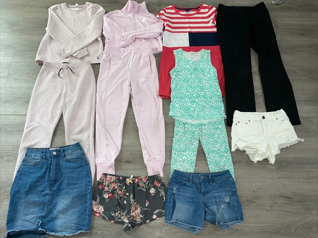 Girls Clothing Lot, 12 Items, Size 12, Crewcuts, Nike, YMI Girls, Tommy Hilfiger