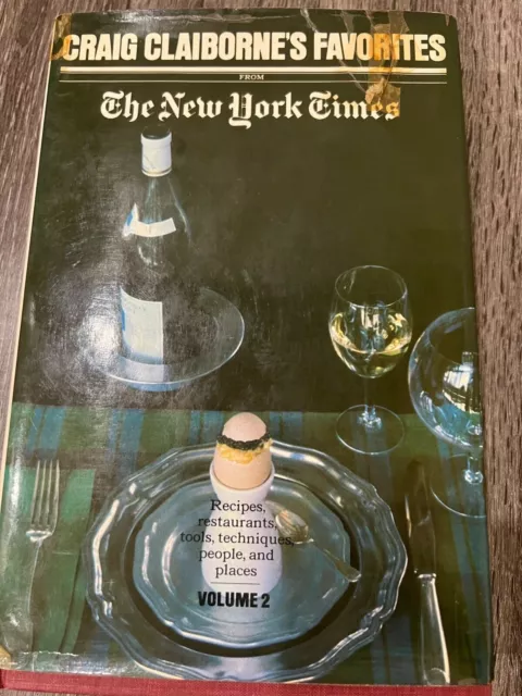 Craig Claiborne's Favorites The NYTimes Volume 2, Vintage, First Edition, 