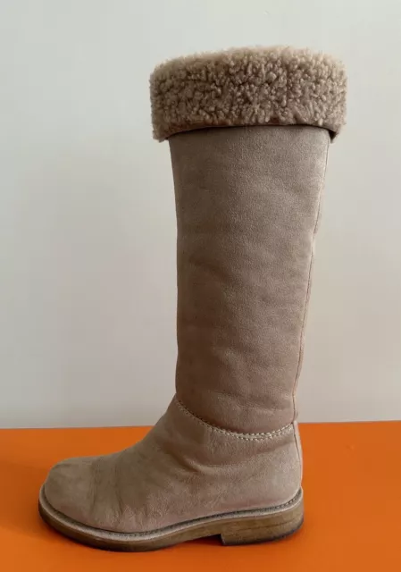 Bottes HERMES femme - Fourrées - Taille 36,5