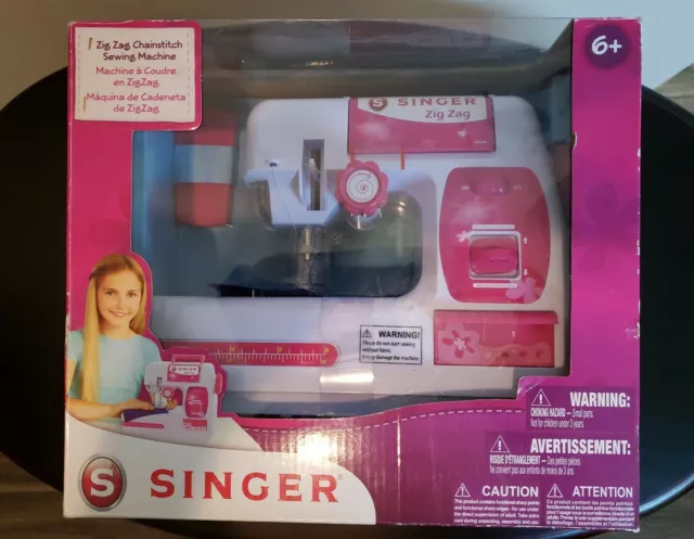 NUEVA máquina de coser Singer Zig Zag Chainstitch para niños mayores de 6 años