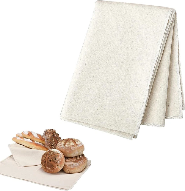 RAHBI 3 Pz Telo Lino per Pane, Panno Livitazione Pane Accessori Cottura,...