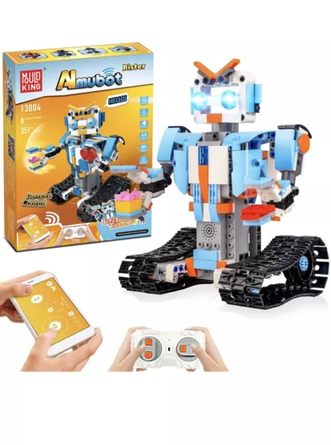 Smart Construction Bloc Robot Jouet , Éducatif Télécommande RC Tige Robot Jouets