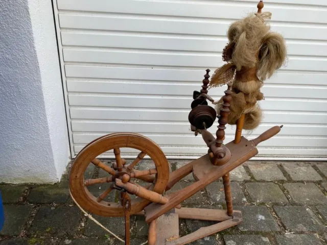 Altes Spinnrad aus Familienbesitz