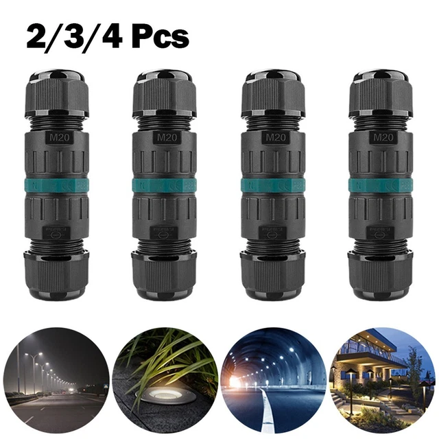 Collegamento cavo giunto impermeabile PA66 tipo push 24A 5-12 mm cavo filo