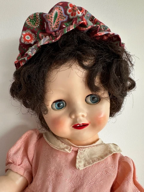 Poupée Pedigree Vintage Angleterre 1950 - Yeux Dormeurs, Costume écossais (Occasion)