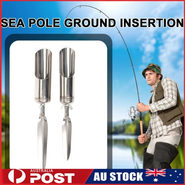 6 Supporti A Spirale In Metallo Per Canna Da Pesca: Piantana Da Terra Portacanne