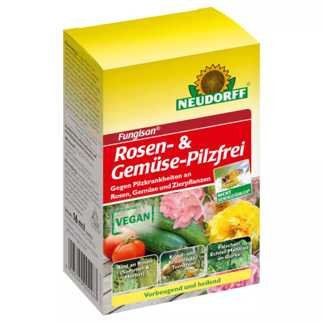 Neudorff Fungisan Rosen und Gemüse Pilzfrei 16 ml Rosenrost Mehltau Sternrußtau