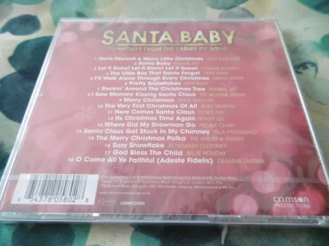 *New* Santa Baby Christmas Xmas Ladies Of Song Cd Garland Kitt Day Lee Lynn 2