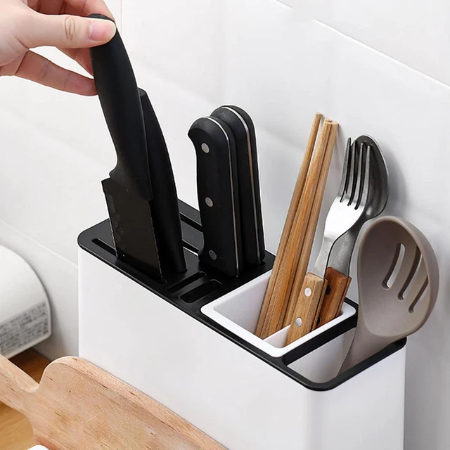 Tableware Storage Holders Kitchen Knife Plastic Storages Racks for Kitchen  Conv