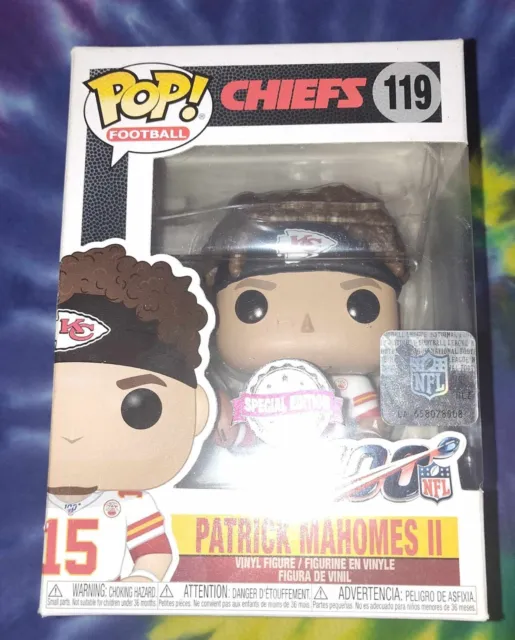 Funko POP! NFL Patrick Mahomes Special Edition Exclusive White Jersey