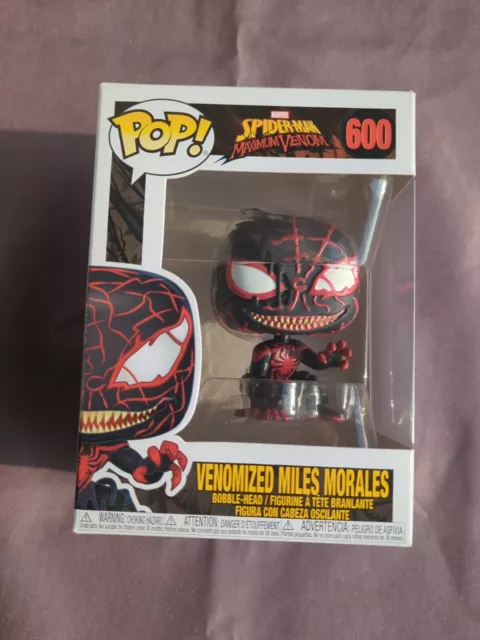 Funko Pop Venomized Miles Morales - Spider-Man Maximum Venom #600