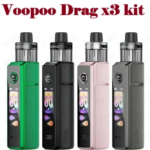 VOOPOO DRAG X3 Kit 80W Vape + Coils + Pods 29.85 - PicClick UK