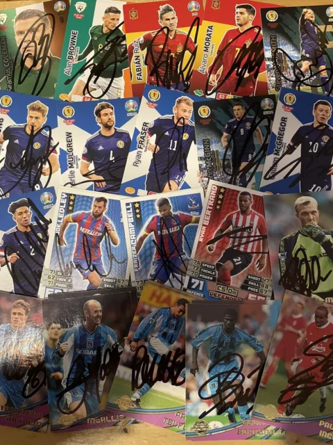 match attax, Shoot Out And Other Signed Cards.26