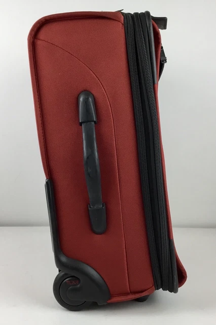 Tumi 20" Alpha Continental Expandable Wheeled Upright Carry-On Red Suitcase 4