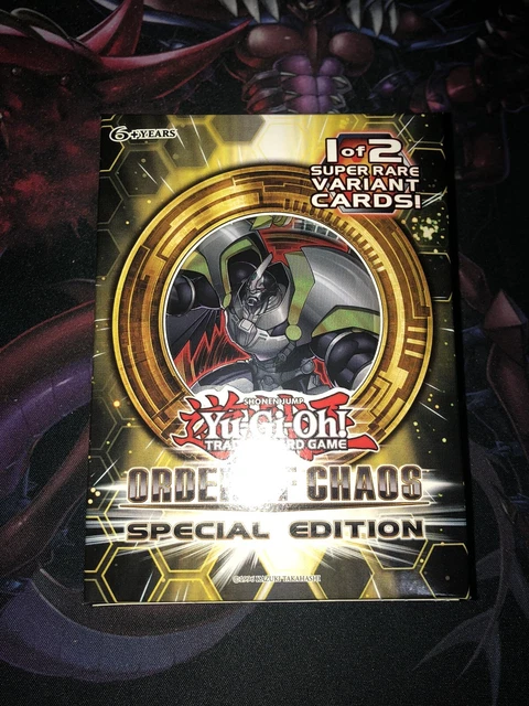 Yu-Gi-Oh TCG ORDER OF CHAOS Special Edition New Factory Sealed