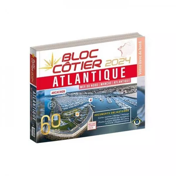 LIVRE BLOC COTIER ATLANTIQUE 2024 Alciumpeche