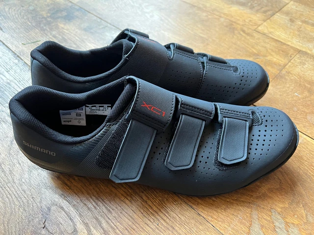 Shimano XC1 XC100 men's MTB SPD cycling shoes in black - size 10.5 (EU 46) - new