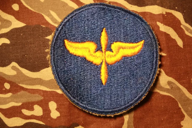 original WWII US Army Aviation Cadet Patch Army Air Corps pre-USAF blue cloth
