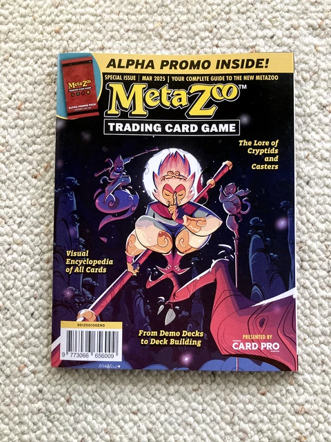 Card Pro ISSUE #1 Magazine + Metazoo Demo Pack + Promo + Pokemon Pack - SEALED New 2025