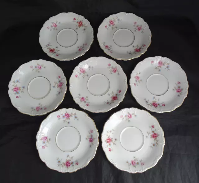 Set of 7 Edelstein Bavaria Maria-Theresia Plate / Saucers / 21613