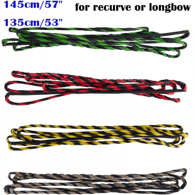 53" / 57" Bow String Flemish Twist 16 Strands Fast Flight Archery Bow Strings