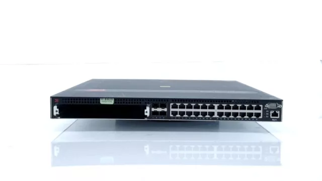 BROCADE NI-CER-2024C-RT-AC w/ NI-CER-2024-RT-2X10G, 2x RPS9 & ADV Svcs PREM Lic.