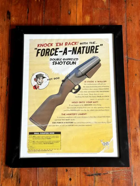 Official Valve Team Fortress 2 Posters | Force-A-Nature, Flamethrower, Sandvich