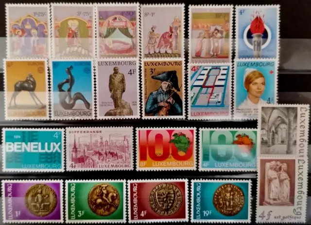 Luxemburgo   1974  -     Año Completo  Sin Hb  .