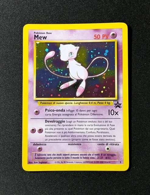 Pokémon TCG Black Star Promo Mew #8 & #9 On Auction At Heritage - Foto 13