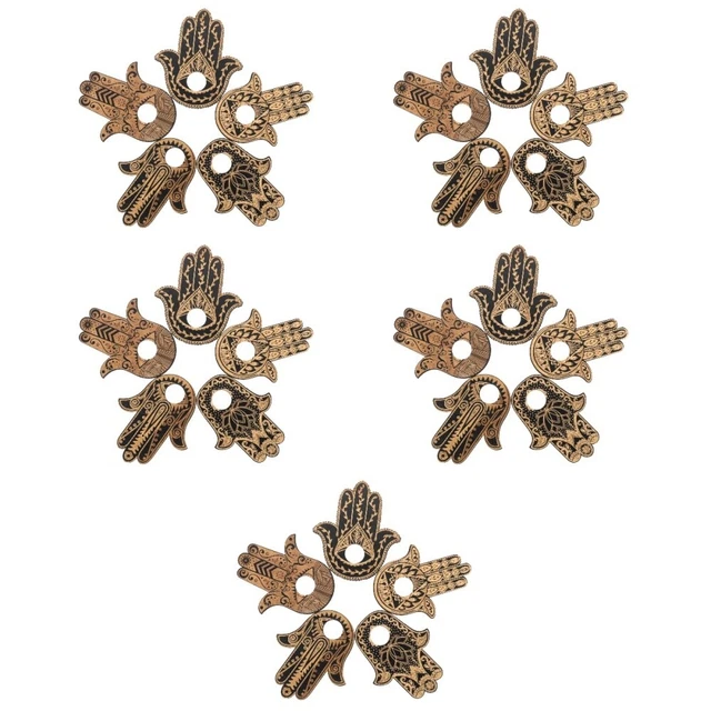 20 pcs Table Delicate Witchy  Tarot Decorative Wooden Sphere Holder