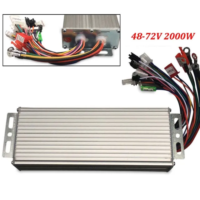 DC 48-72V Brushless Motor Controller 2000W  For E-bike Electric Bicycle Scooter