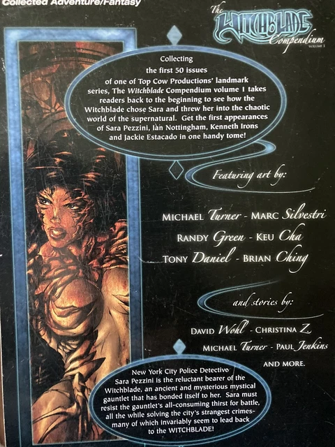 The Witchblade Compendium Volume 1 Softcover Omnibus TPB Reprints #1-50