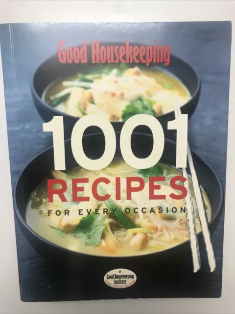 Good Housekeeping 1001 Recipes for Every Occasion Paperback Cookbook stepbystep