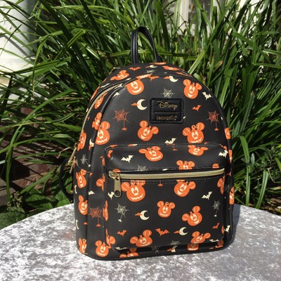 mickey pumpkin purse loungefly