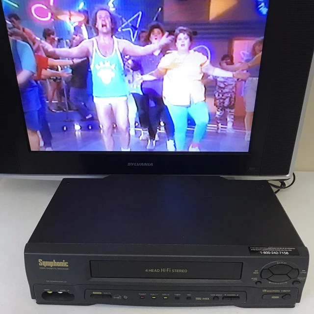 SYMPHONIC VR701 VCR VHS HIFI Stereo Video Cassette Recorder Player