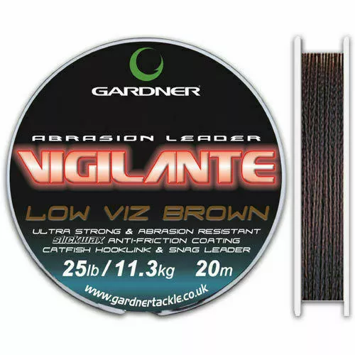 Gardner Tackle Vigilante Braided Hooklink Leader - Carp Coarse Fishing Line