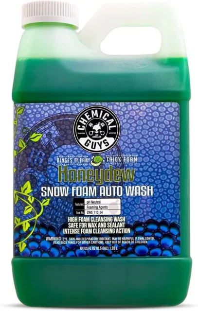 3E Bubble Gum Snow Foam Car Wash Soap Cleanser, Concentrated, 128